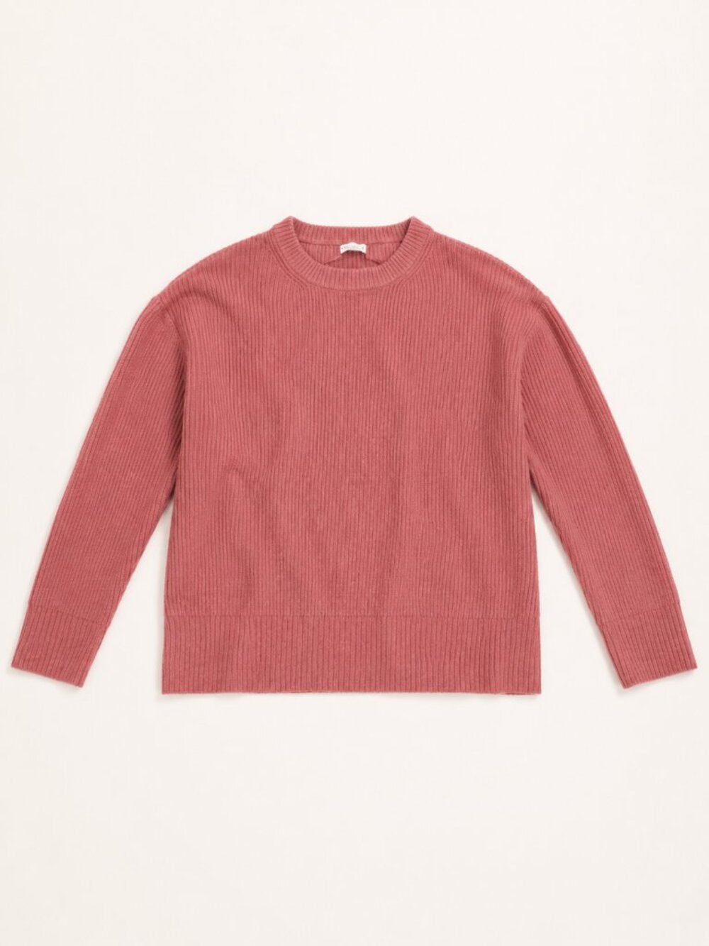 Ava & Viv Mauve Shaker Knit Crewneck Pullover Sweater Plus 4X NWT - Picture 6 of 7